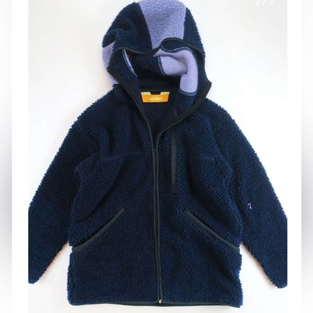 NAVY BLUE LAVENDER POLAR FLEECE